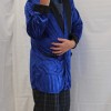 blue smoking jacket